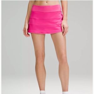 Pace Rival Mid-Rise Skirt- short/ 12 inch in sonic pink. Size 4. Barely worn.